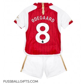 Arsenal Martin Odegaard #8 Fußballbekleidung Heimtrikot Kinder 2023-24 Kurzarm (+ kurze hosen)